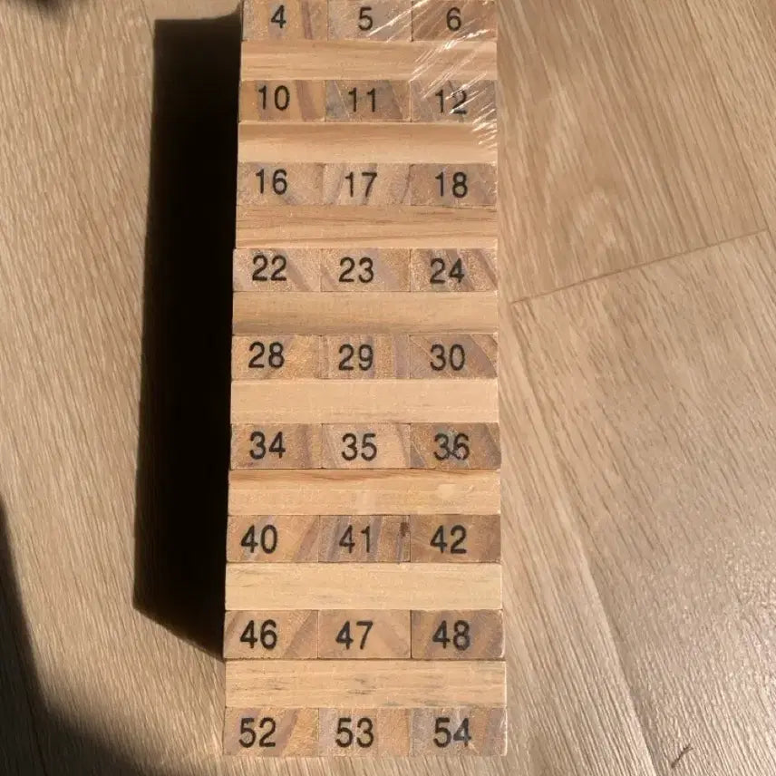 [BUNJANG] Wooden Jenga Set / 우드 보드게임 젠가 세트 1개