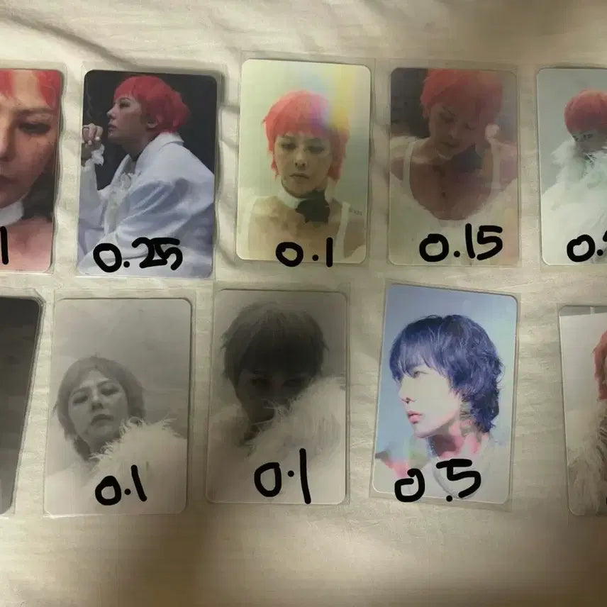 [BUNJANG] G-Dragon Photocard Bundle Set / 지드래곤 포카