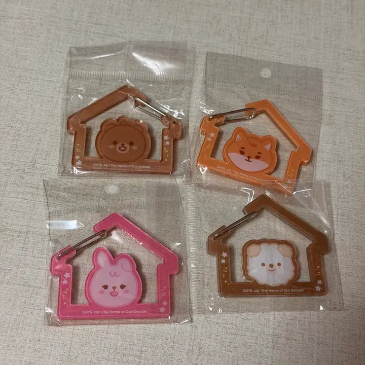 [BUNJANG] DAY6 10th Anniversary PetitMerz Carabiner Full Set / 데이식스 10주년 팝업 데식집 쁘띠멀즈 카라비너 풀세트