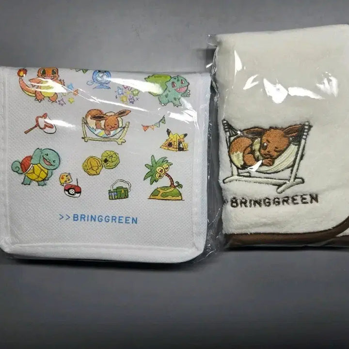 [BUNJANG] Olive Young Pokemon Pouch and Hand Towel Set / 가격 내림XX)올리브영 포켓몬 파우치/ 핸드타월 세트