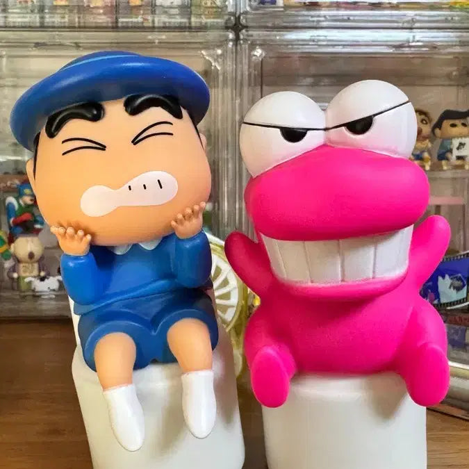 [BUNJANG] Crayon Shin-chan Toilet Mood Lamp Bundle Set / 일괄) 짱구 변기 무드등 와니야마 유치원 짱구