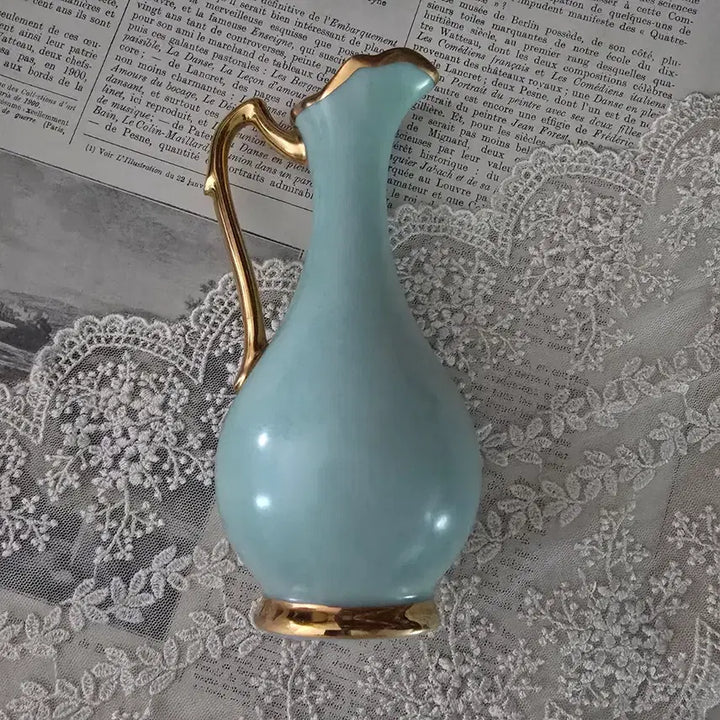 [BUNJANG] Vintage Limoges Mini Jug Vase Mint / 빈티지 리모지 미니 저그 화병 민트