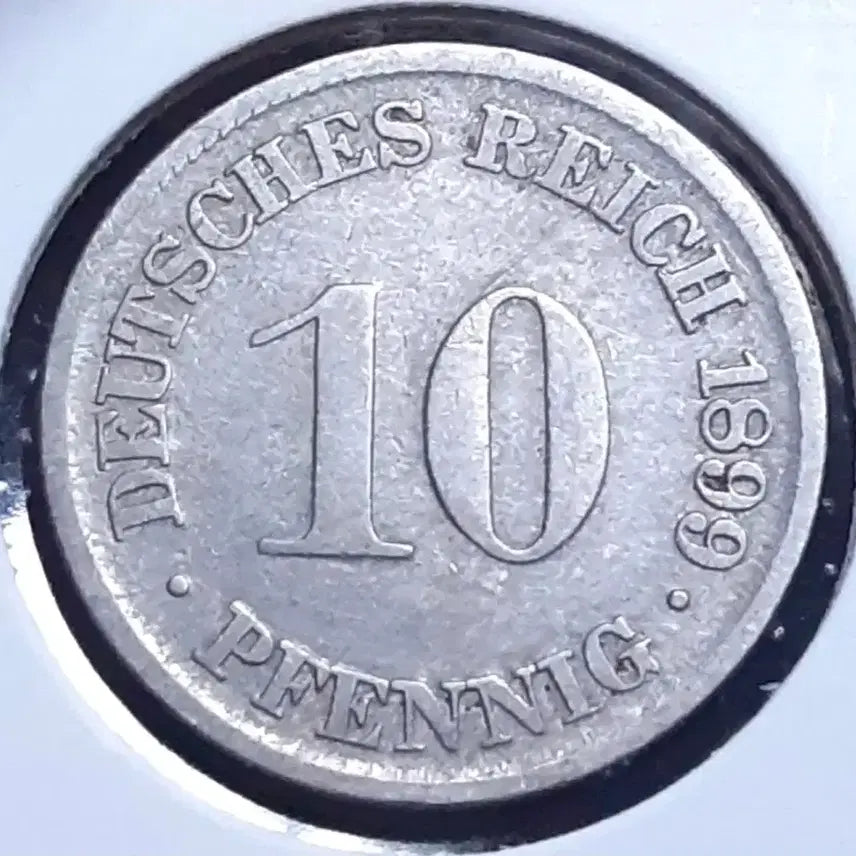 [BUNJANG] 1899 German 10 Pfennig Coin / 독일 1899년 10페닝.외국주화 주화 화폐 동전