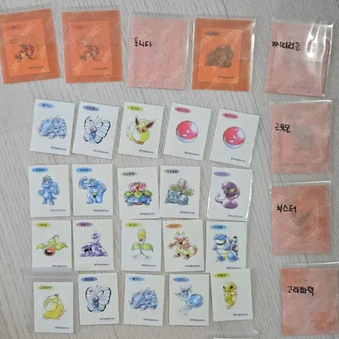 [BUNJANG] Pokemon Stickers Artwork Exchange / 포켓몬띠부씰 아트워크 교환&amp;구매합니다.