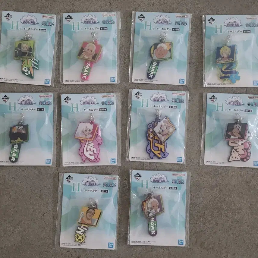 [BUNJANG] One Piece Character Keychain / 원피스 캐릭터 키홀더