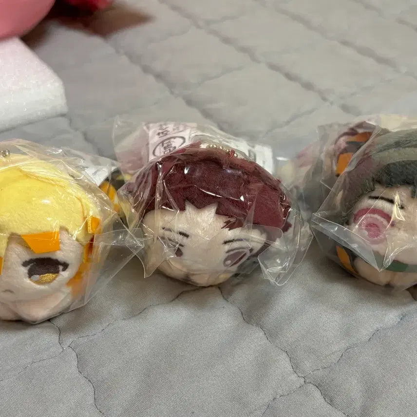 [BUNJANG] Demon Slayer Hug Character Plush Doll Set Tanjiro, Nezuko, Zenitsu / 귀멸의칼날 허그캬라 누이구루미 탄지로 네즈코 젠이츠 일괄