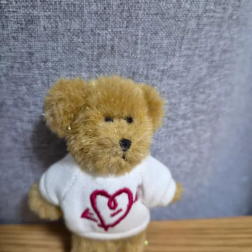 [BUNJANG] Boys Bear Mini Brown Sparkle Plush Doll / 보이즈베어미니 갈색 반짝이