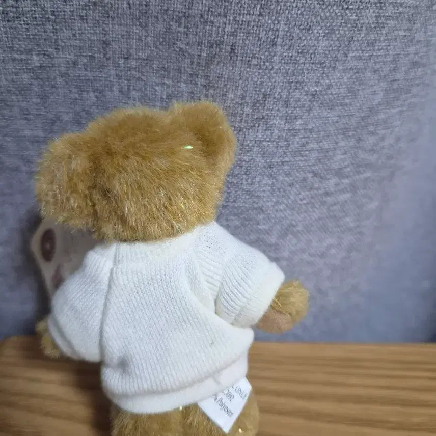 [BUNJANG] Boys Bear Mini Brown Sparkle Plush Doll / 보이즈베어미니 갈색 반짝이