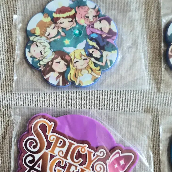[BUNJANG] Aikatsu! Coaster Set (5 pcs, Sealed) / 아이엠스타/아이카츠 코스터 미개봉 5개일괄