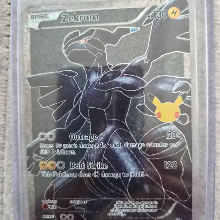 [BUNJANG] Pokemon Card Zekrom 114/114 Holo (English) / 포켓몬카드 제크롬 114/114 복미 영어