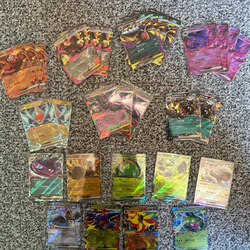 [BUNJANG] Pokemon Card RR (EX) Card Bundle Set (31 Cards) / 포켓몬 카드 RR(EX)카드 31장 일괄 판매