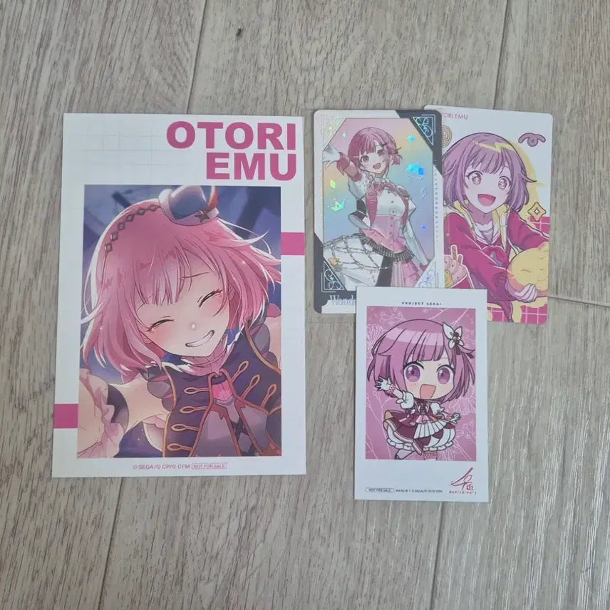 [BUNJANG] Otori Emu Greeting Card Photocard Set / 프세카 프로세카 오오토리 에무 엽서 그리팅카드 이픽카드 폴라 양도