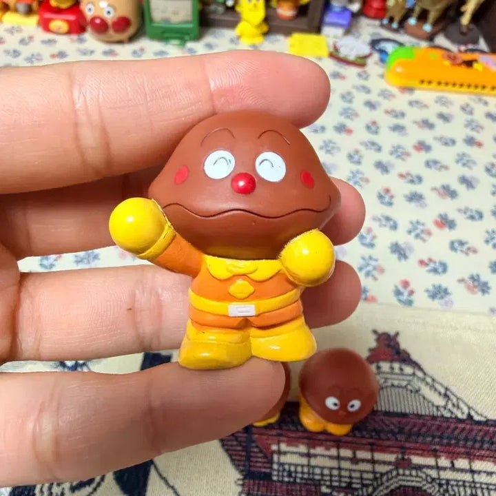 [BUNJANG] Anpanman Karepanman Finger Puppet Figure / 호빵맨 카레빵맨 손가락 피규어