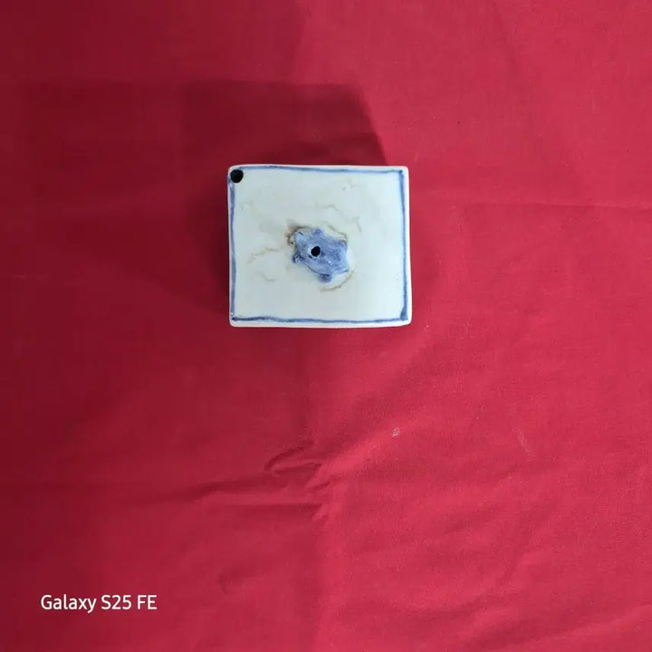 [BUNJANG] Bunwon White Porcelain Square Turtle Water Dropper / 분원백자 연적