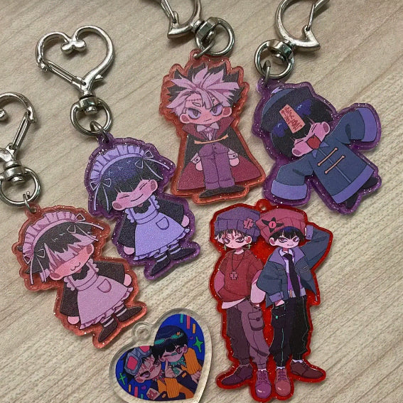 [BUNJANG] Kaiju No. 8 Narumi Hoshina Naruhoshi Keychain Bundle Set / 괴수8호 나루미 호시나 나루호시 키링 일괄