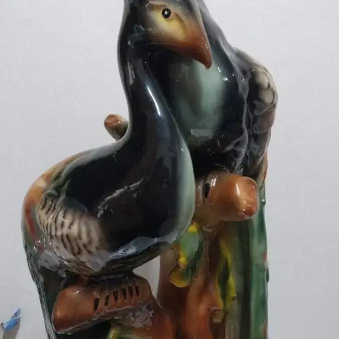 [BUNJANG] Ceramic Peacock Figurine / 도자기 공작 장식품