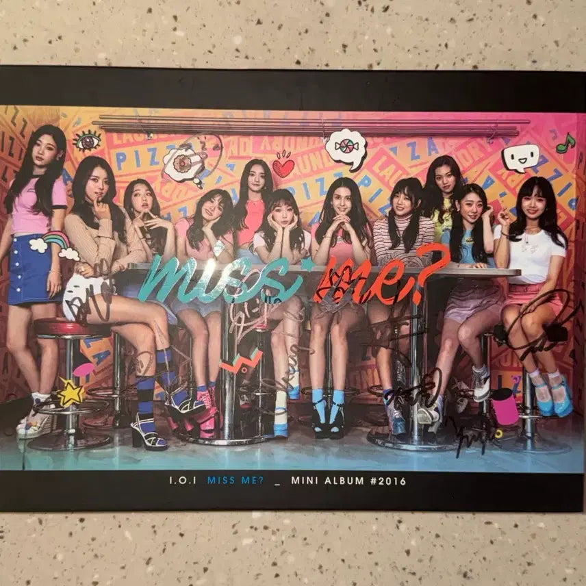 [SOLD OUT] [친필싸인] 아이오아이 ioi MISS ME? 미니앨범 2016 미개봉