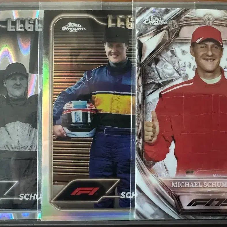 [BUNJANG] F1 Topps Chrome Michael Schumacher Card Bundle Set / F1 탑스 크롬 미하엘 슈마허 카드 일괄