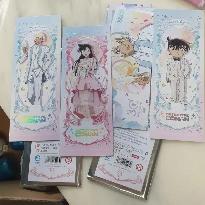 [BUNJANG] Detective Conan 30th Anniversary Stand Set (4 Types) / 명탐정 코난 굿즈 30주년 기념 스탠드 4종 세트가격