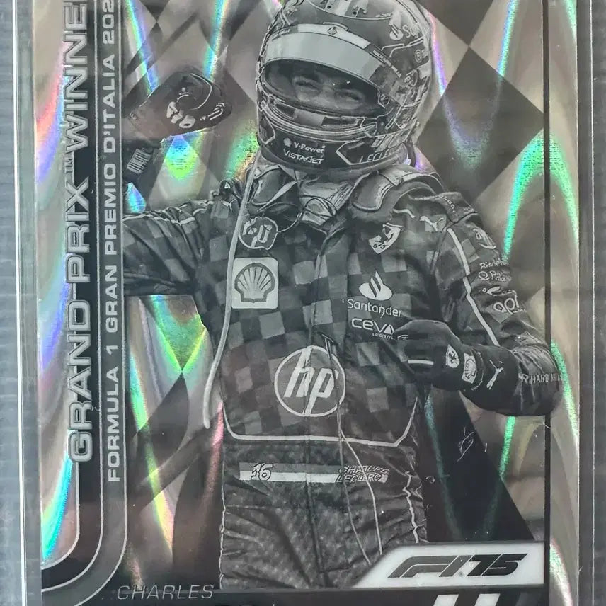 [BUNJANG] 2025 F1 Topps Chrome Charles Leclerc Raywave Card / 2025 F1 탑스 크롬 찰스 르클레르 레이웨이브 카드