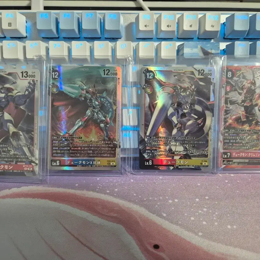 [BUNJANG] Digimon Dukemon SEC 2 Promo + SR Ace Card Set / [디지몬] 일판 듀크몬 sec 2장 프로모,sr 에이스 세트