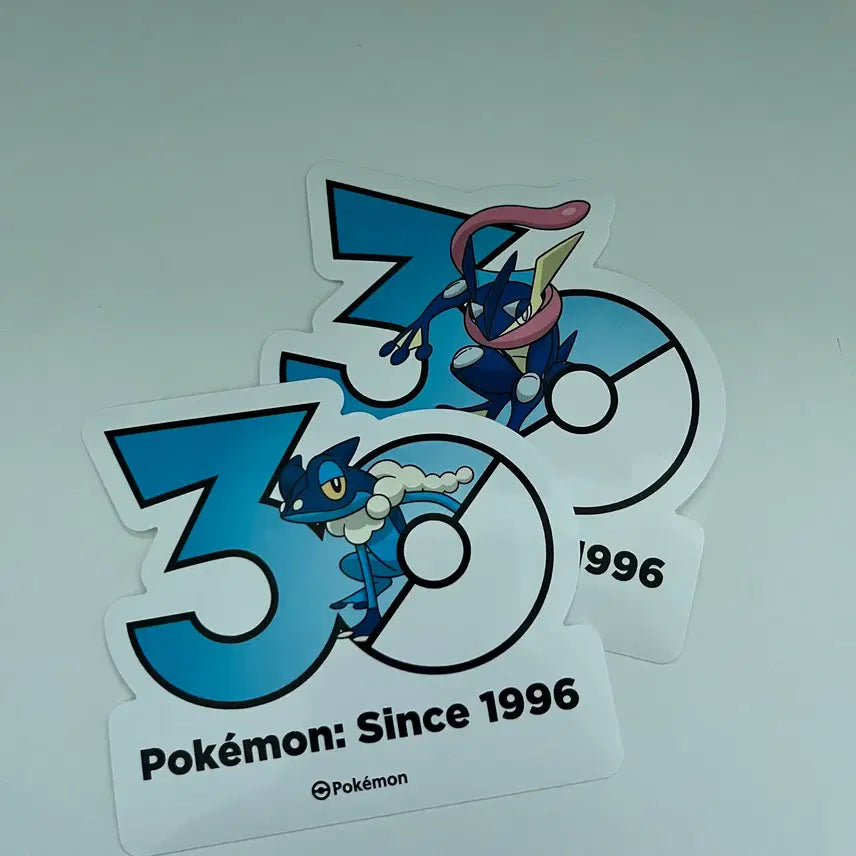 [BUNJANG] Greninja and Greninja Set - Pokémon 30th Anniversary Stickers / 개굴반장 + 개굴닌자 세트 [포켓몬 30주년 스티커]