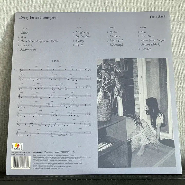 [BUNJANG] Yerin Baek 1st Album &