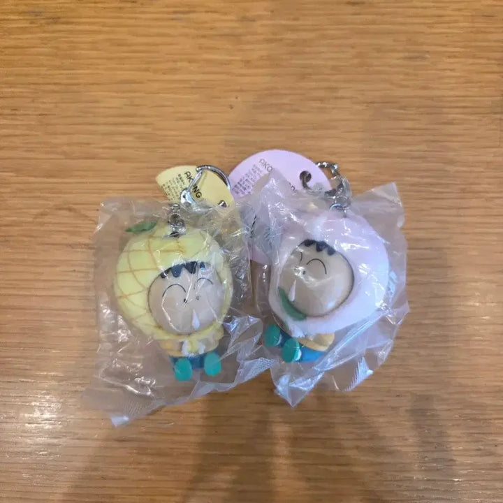 [BUNJANG] Character Fruit Figure Keychain Bundle Set / (일괄판매)  맹구 과일 피규어 키링