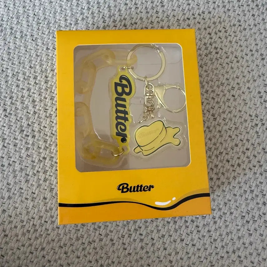 [BUNJANG] BTS Butter Album Keyring (Sealed) / BTS 버터 키링 미개봉 새상품(택포)