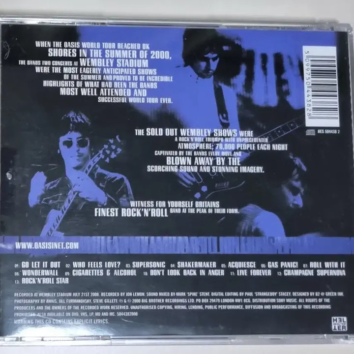 [BUNJANG] Oasis Live Unsealed CD / 오아시스 라이브 (개봉 CD)