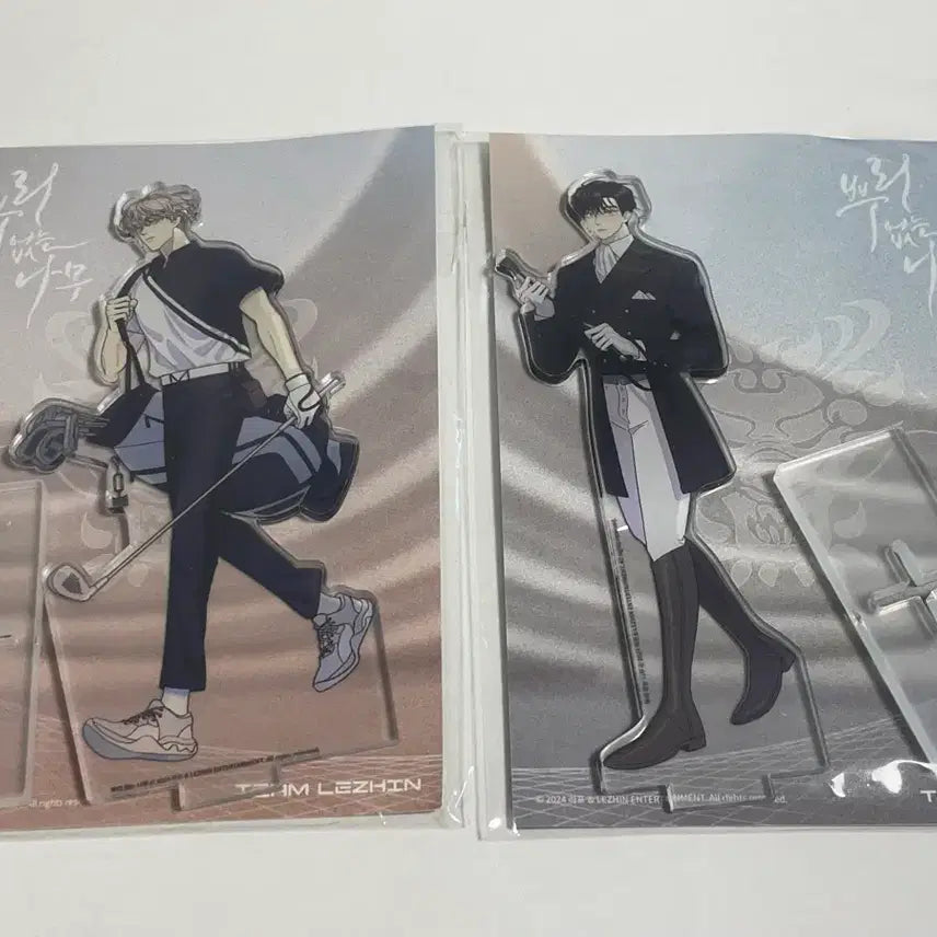 [BUNJANG] Timrejin Rootless Tree Kwon Hiseo Cha Taekyung Acrylic Stand Bundle Set (Sealed) / 팀레진 뿌리없는나무 뿌없나 아크릴스탠드 미개봉 일괄
