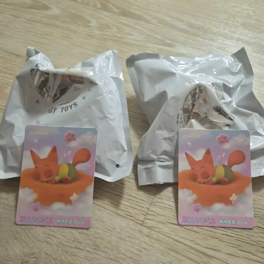 [BUNJANG] Zootopia Sleeping Figure Nick Bundle Set (Sealed) / 주토피아 슬리핑 피규어 (미개봉 닉), 일괄
