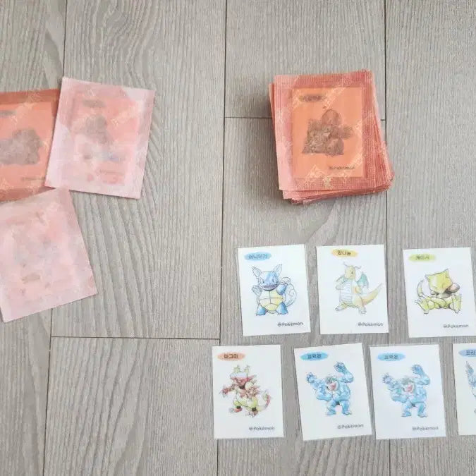 [BUNJANG] Pokemon Artwork Stickers (32 Types) / 포켓몬 아트웍 띠부씰 32종 중복씰
