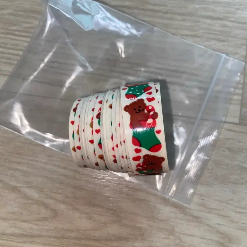 [BUNJANG] Sandy Lion Christmas Teddy Tape / 샌디라이온 크리스마스 테디 테이프