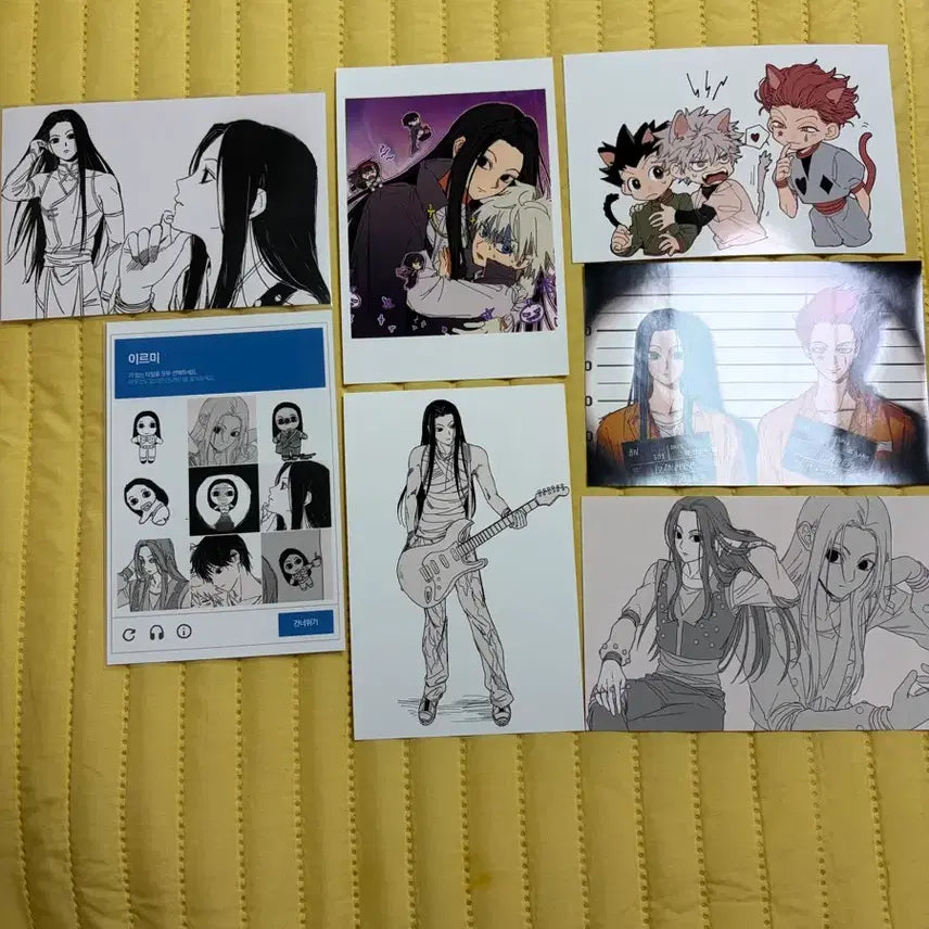 [BUNJANG] Hunter x Hunter Irumi Printing Box Bundle Set / 헌터헌터 이르미 프린팅 박스 일괄 히소카 클로로 키르아 아르카