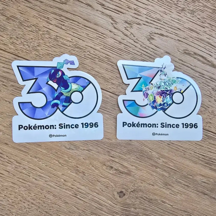 [BUNJANG] Pokemon 30th Anniversary Logo Sticker Set / 포켓몬 30주년 로고 스티커 세트 판매