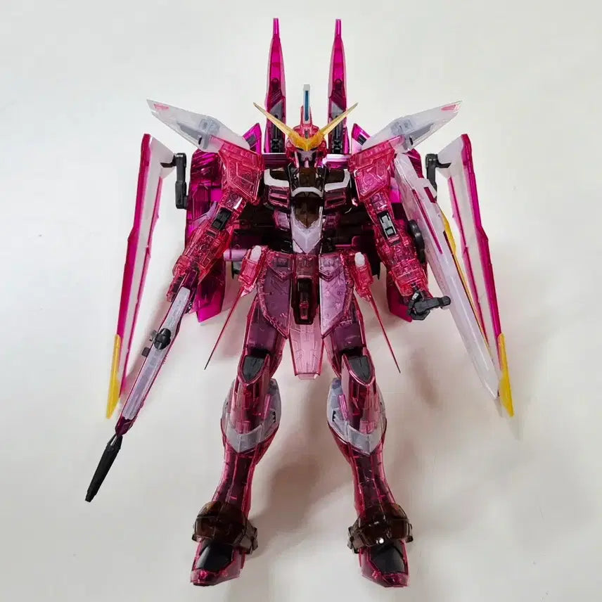 [BUNJANG] Bandai MG 1/100 Justice Gundam Clear Color Limited Edition (Pre-assembled) / 반다이 [MG] 저스티스 건담 클리어 컬러 한정판 (가조립)