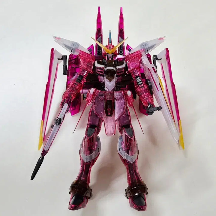 [BUNJANG] Bandai MG 1/100 Justice Gundam Clear Color Limited Edition (Pre-assembled) / 반다이 [MG] 저스티스 건담 클리어 컬러 한정판 (가조립)