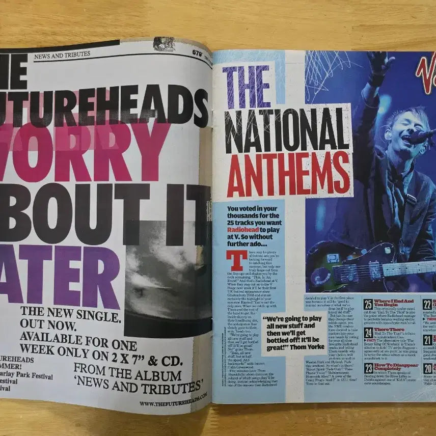 [BUNJANG] Radiohead NME Magazine August 2006 / 매거진 RADIOHEAD 라디오헤드 NME 매거진