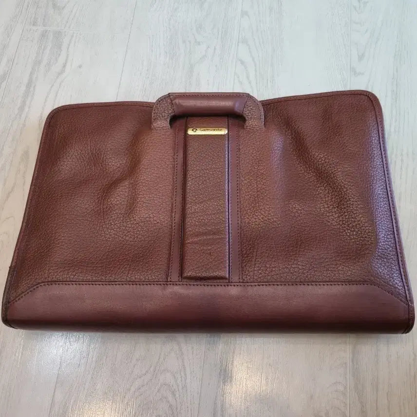 [BUNJANG] Samsonite Briefcase Leather Document Laptop Bag / 쎔소나이트 브리브케이스 가죽서류 노트북가방