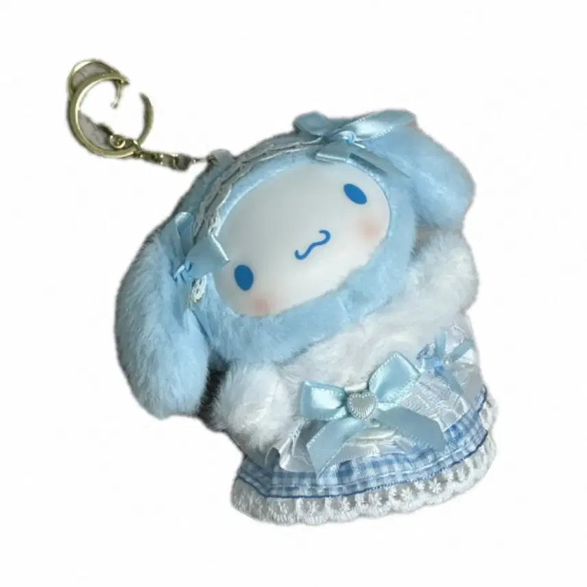 [BUNJANG] Sanrio Cinnamoroll Plush Keychain / 산리오 시나모롤 인형 키링