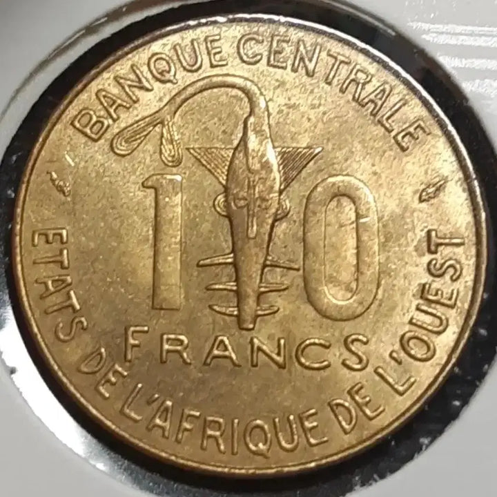 [BUNJANG] West African States 1978 10 Francs Uncirculated Coin / 극희귀 서아프리카연합 미사용 1978년 10프랑.외국주화 주화 화폐 동전