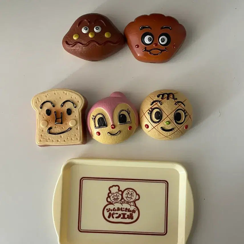 [BUNJANG] Vintage Anpanman Bakery Figure Bundle Set / (일괄)호빵맨 베이커이 빵집 고전 피규어