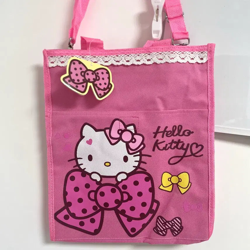 [BUNJANG] Hello Kitty Lace Bag / (2013)고전 키티 레이스 가방