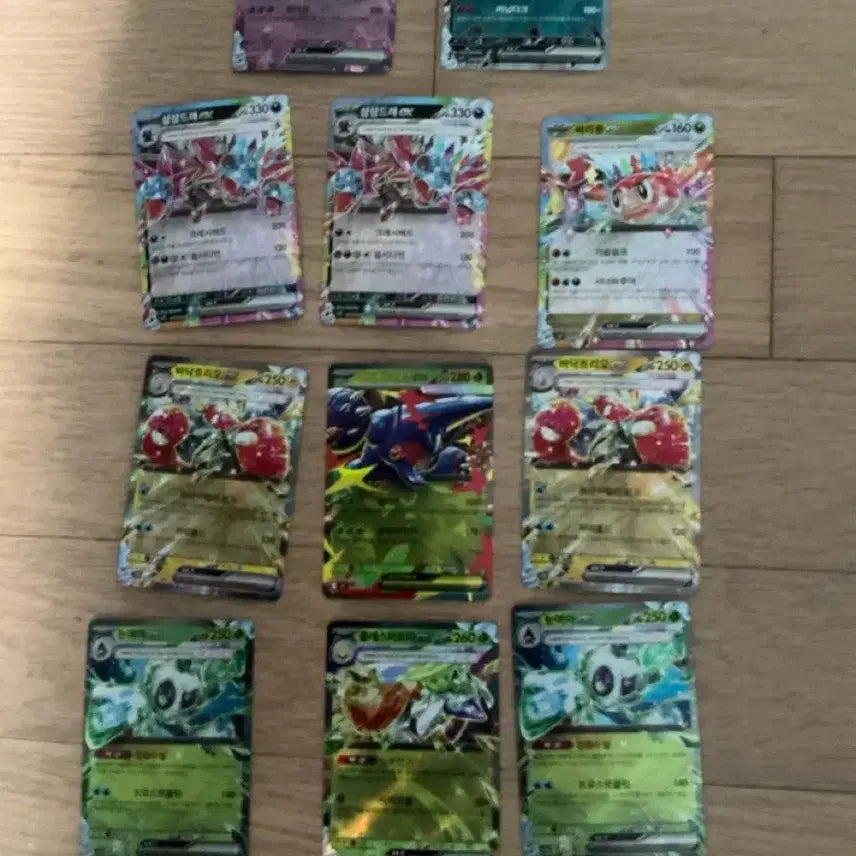 [BUNJANG] X Keras Star Card Bundle Set / Ex케라스탈카드 11장 팝니다. 11장 묶어서 파는겁니다