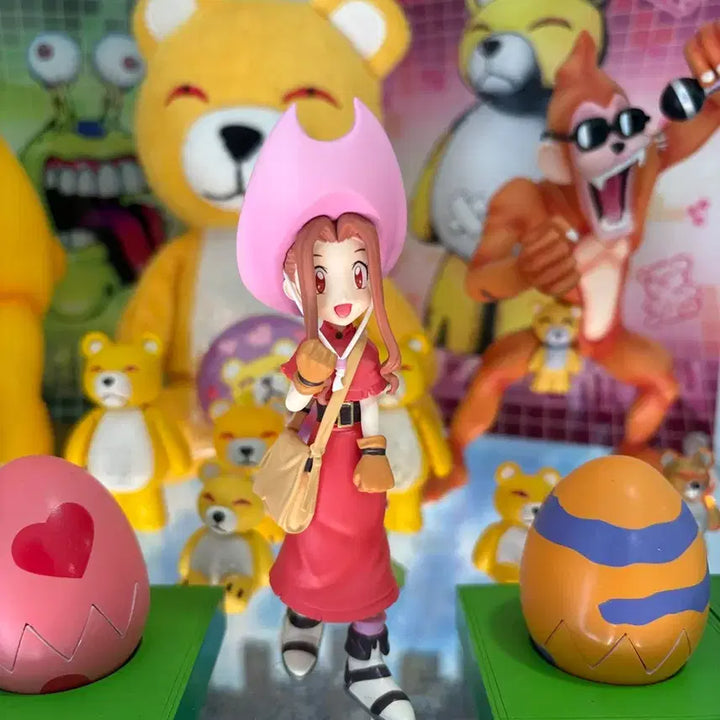[BUNJANG] Digimon Agumon &amp; Kari Kamiya Figure / 디지몬 광구 이미나 피규어