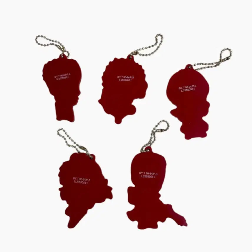 [BUNJANG] Yu Yu Hakusho Rubber Strap Keychain Set (5 Types) / 유유백서 러버스트랩 키링 5종