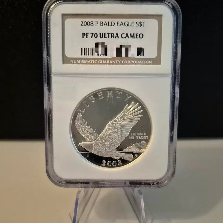 [BUNJANG] 2008 US Mint Bald Eagle Silver Dollar Proof Coin - NGC PF70 Ultra Cameo / 한정판 미조폐국 발행 2008 발드이글 은화