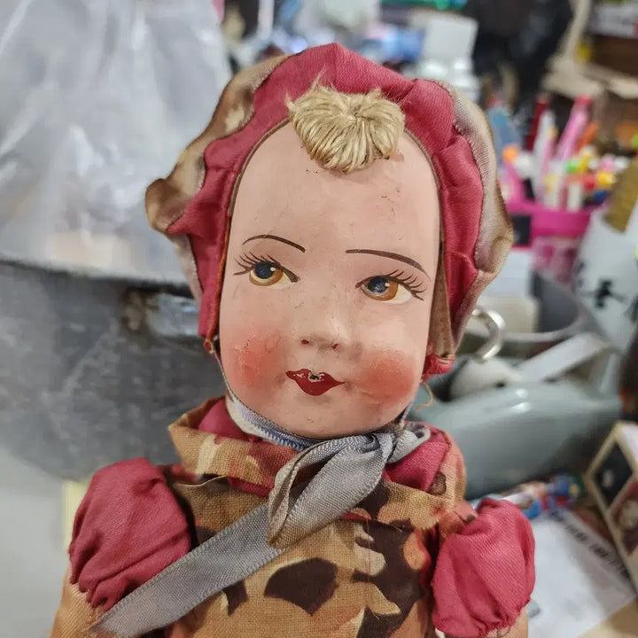 [BUNJANG] Vintage Handmade Doll 39cm / 오래된 빈티지 핸드메이드 인형 39cm