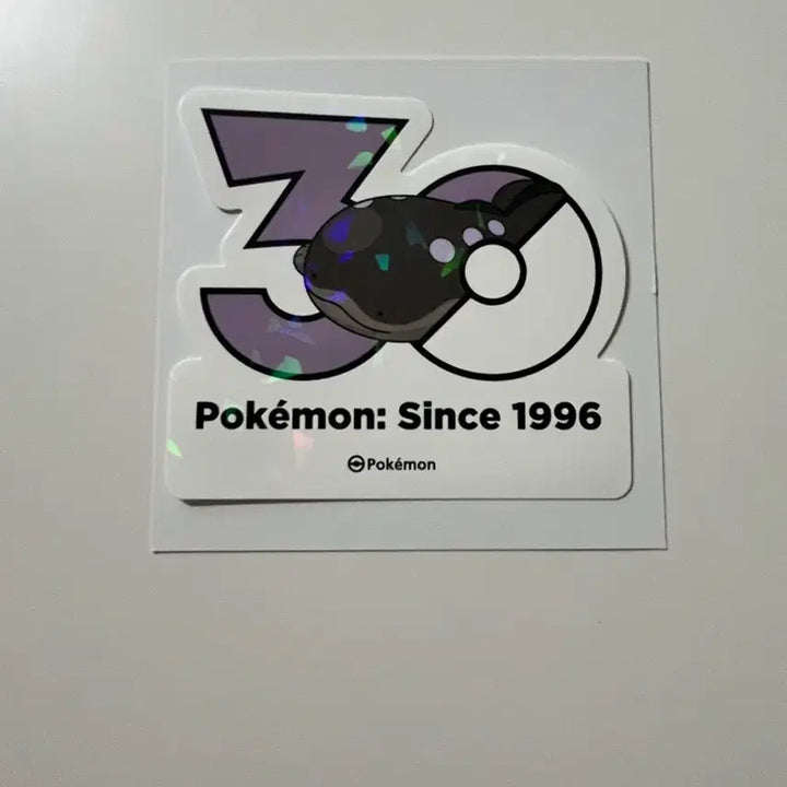 [BUNJANG] Pokemon 30th Anniversary Hologram Sticker / 포켓몬 30주년 스티커 토오